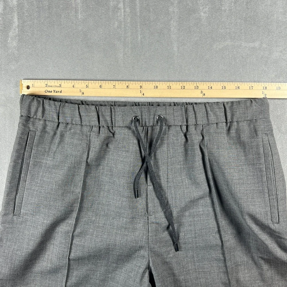 Polo Ralph Lauren Men's Relaxed Fit Gray Wool Blend Drawstring Pants Size Large